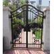 European Custom Wrought Iron Doors Decorative Metal Garden Gates For Villa