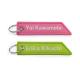 Affordable Custom Woven Keychain , OEM Woven Key Tag For Promotion