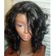 Glueless Full Silk Blonde Natural Human Hair Wigs / Brazilian Lace Front Wigs