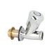 Quick Open Half Inch Bathroom Brass Angle Valve Chromed Abrasion Proof