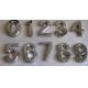 House Plaque Silver Arc Plating Self-stick House Letters & Numbers Mailboxes &