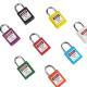 20mm Steel Ultra Short Beam Shackle Industrial equipment lockout Safety Pad locks With Master Key