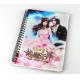 PLASTIC LENTICULAR Custom Cheap Price 3d flip cover Student Notebook with pp pet lenticular printing cover