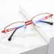 Red Classic Fashion Reading Glasses BSCI Folding Reading Glasses Anti Blue