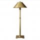 E26 / Candelabra Hardwired Rechargeable Brass Table Lamp Brass LED Desk Lamp