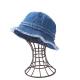 Casual Denim Fabric Fisherman Bucket Hat For Coastal Beach