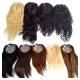 Full Hand Made 2024 Trend Blonde Remy Wavy Curly European Human Hair Topper For Women