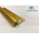 ISO9001 Durable Carpet Aluminium Edge Trim Profiles 1.0mm Flooring Accessories