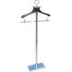 Multifunction Clothes Hanger Stand Wooden With Stainless Steel Base