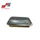 220x150mm Airline Meal Tray Gold Food Tray Aluminum Foil