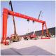 5t 10t Wireless Remote Control Single Girder Gantry Crane For Outdoor Cargo Yard