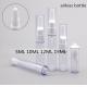 empty  cosmetic packaging 5ml 10ml 12ml 15ml plastic airless pump bottle for essence eye cream