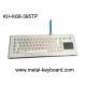 Water-proof desktop industrial 67 keys PC-keyboard layout with touchpad and 3