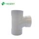 Water Drain UPVC Sewage Fittings Y-Tee Equal Tee Customization with Varnish Paint Finish