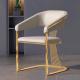 Modern Minimalist Luxury Dining Chair Stainless Steel Leisure Facilities