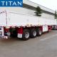 40ft Flatbed Semi Trailer Equipment with Side Walls for Sale in Mauritania