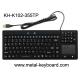 Waterproof USB Interface Industrial PC Keyboard 106 Keys No Noise With Touchpad