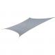 Grey Rectangle Waterproof Sun Shade Sail For Seating Areas And Playgrounds