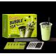 Delight in Authentic Matcha-Flavored Brown Sugar Boba Tea with Our Classic Milk Tea Set - 500g, 24 Boxes Per Case