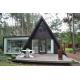 Prefab House Kits , Modern Light Steel Frame Bungalow，Holiday resort triangle house, mobile house,wooden house