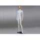 Clothing Store Display Mannequins / Female Full Body Mannequins With Golden Head