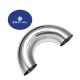 180 Stainless Degree Elbow Bpe Pipe Fittings Bend S/S 304 316 Food Standard
