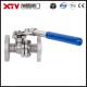 Industrial Usage and Flange Ball Valve Full Bore with Dead Man Spring Return Handle