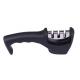 ABS Plastic 3 Stage Knife Sharpener With Diamond , Ceramic Rod And Tungsten Blade
