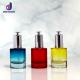 Frosted Luxury Cosmetic Packaging 30ml Black Glass Dropper Bottle