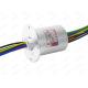 Ethernet 100m Signal Slip Ring 415v Rating Voltage With Flange