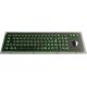 Waterproof metal Backlit USB Keyboard with 81 Keys compact illuminated keyboard