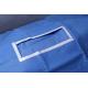 Clinic Blue SMMS Disposable Laparotomy Pack , Breathable Surgical Pack