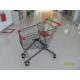 86 Litres Zinc Plating Colorful Supermarket Shopping Trolley 4 Inch Escalotor Wheel