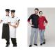 Stand Collar Embroidery Chef Cook Uniform Short Sleeve For Kitchen