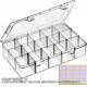 Girds Clear Plastic Organizer Box Storage For Washi Tape Tackle Box Jewelry Crafts Organizer, Container