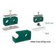 Rail nut double pipe clamps According to DIN 3015-3
