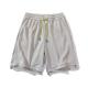 100 Percent Polyester Grey Waffle Shorts Outdoor Beach Pants For Men