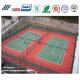CN-S02 High Adhesion and Weatherability SPU Tennis Court System and Protect The Athletes' Joints Flooring