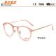 Lady's pink  new arrival and hot sale style TR90 Optical frames,oen pin on the frame