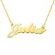 1.8ft 0.07oz Custom Silver Necklaces Trendy Festival Gold Name Plate Necklace