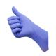Purple color powder free gloves nitrile examination gloves
