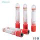 13x100mm Plastic Blood Collection Tubes PET Clot Activator