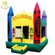 Hansel 2018 factory for sale  theme park kids indoor playground hot fun house inflatable bouncy