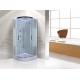 Transparent Quadrant Bathroom Shower Cubicles With Big Massage Jets