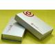 Book Shape USB Cardboard Gift Boxes with Hotfoil Logo for Bank USB Packaging