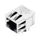 WE 7499111446 Compatible LINK-PP LPJG4820G4NL 100/1000 Base-T Tab Down G&Y/G&Y Led 1 Port Cat6 RJ45 Keystone Jack