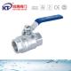 Industrial Threaded Floating Ball Valve Model with CE/Coc/ISO/API607 Certification
