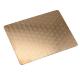 304 Color Rose Gold SS Sheet Embossed For Interior Decoration