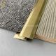 6063 T5 Aluminum Carpet Transition Strip Bright Gold With Hooks And Adhesive Glue