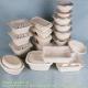 Biodegradable Disposable Compostable Sugarcane Bagasse Food Container Paper Pulp Bowl 12oz 24oz 32oz Round Salad